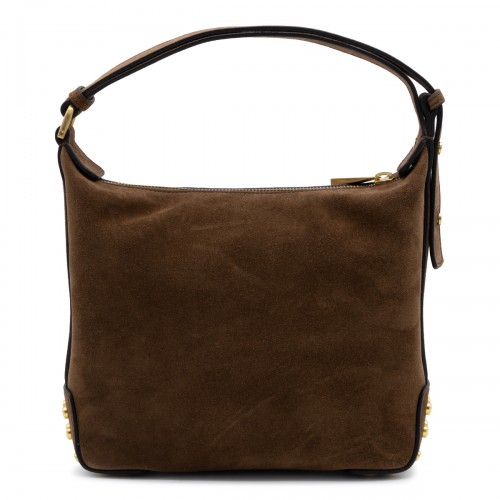 COCOA SUEDE GMT SHOULDER BAG