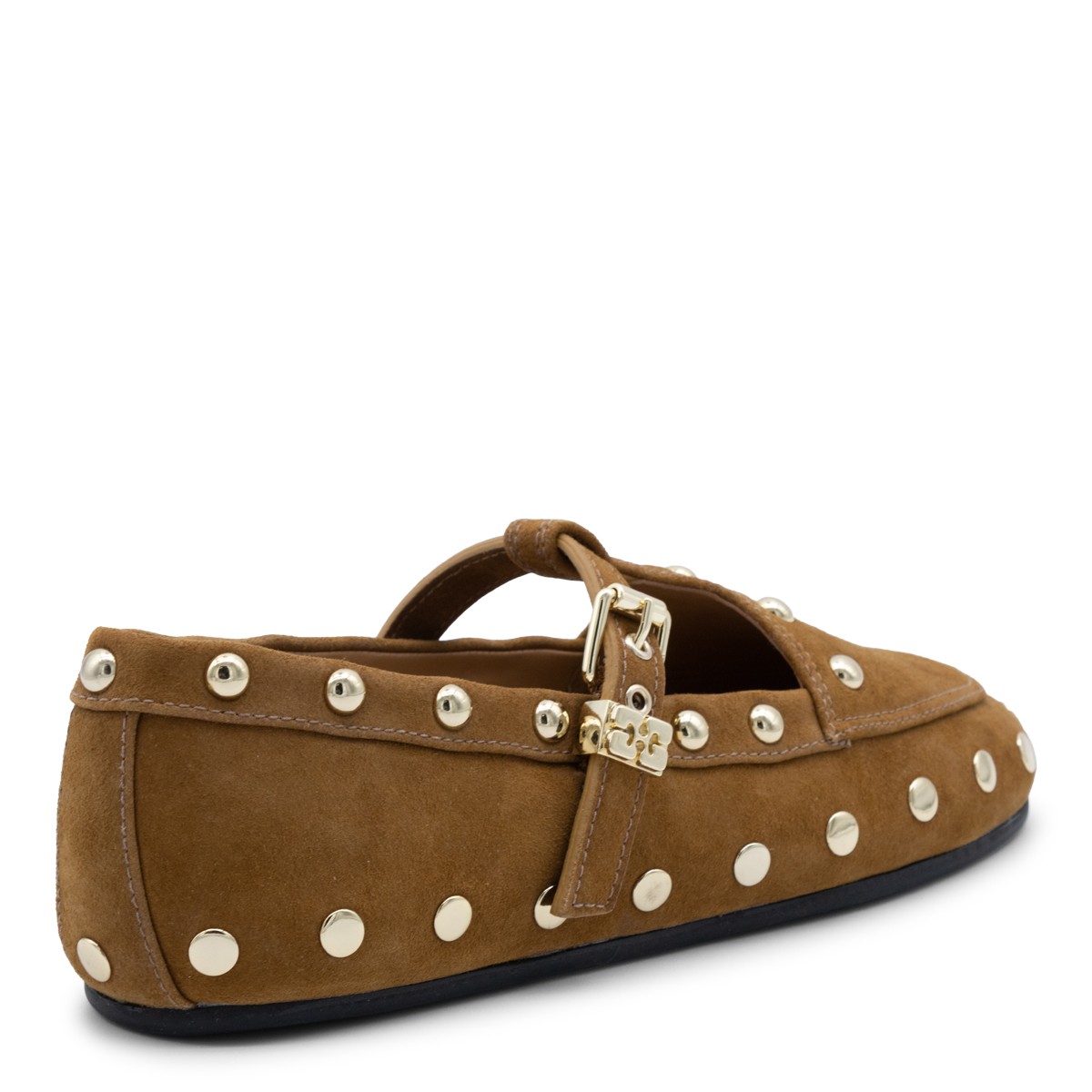 CARAMEL CAFE LEATHER FLATS