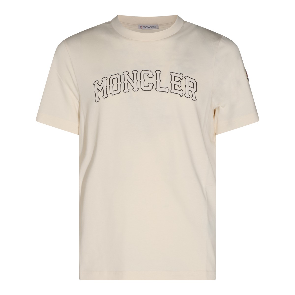 WHITE COTTON LOGO T-SHIRT