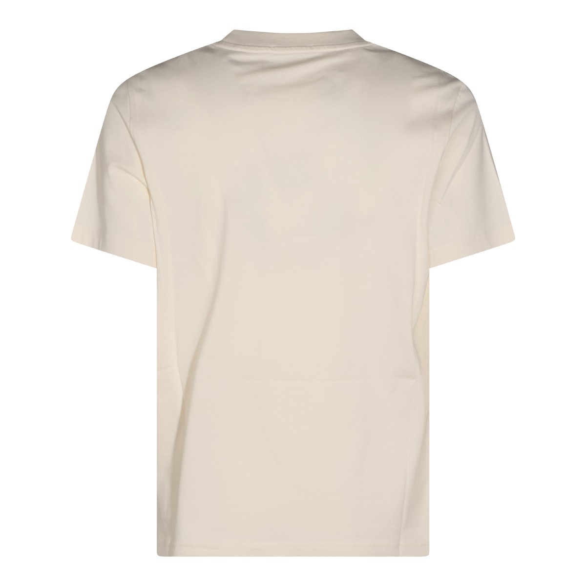 WHITE COTTON LOGO T-SHIRT
