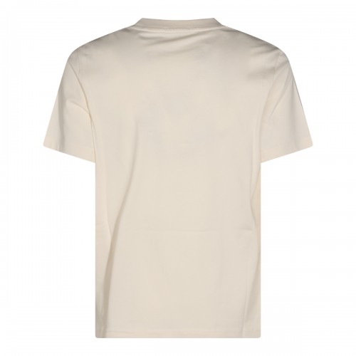 WHITE COTTON LOGO T-SHIRT