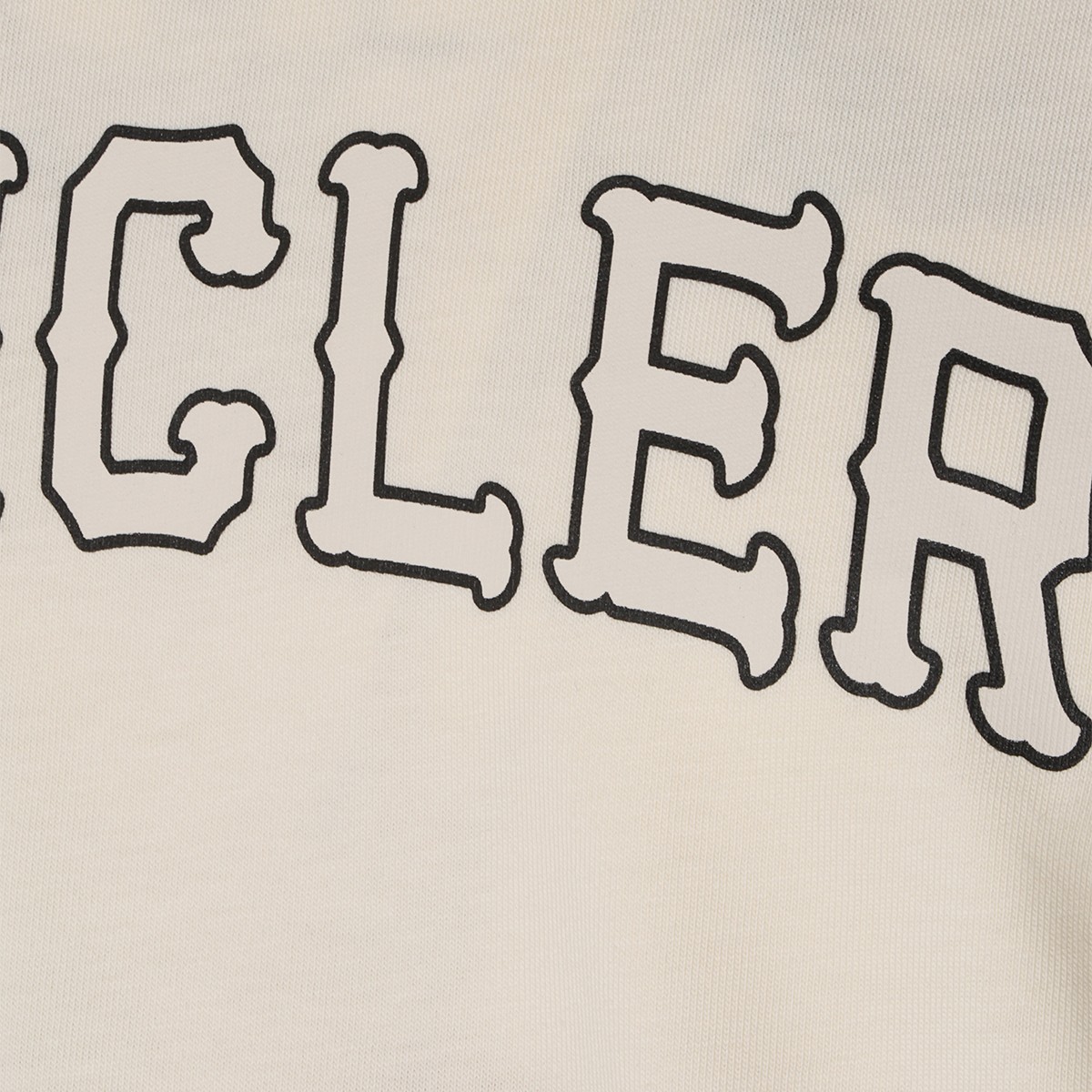 WHITE COTTON LOGO T-SHIRT