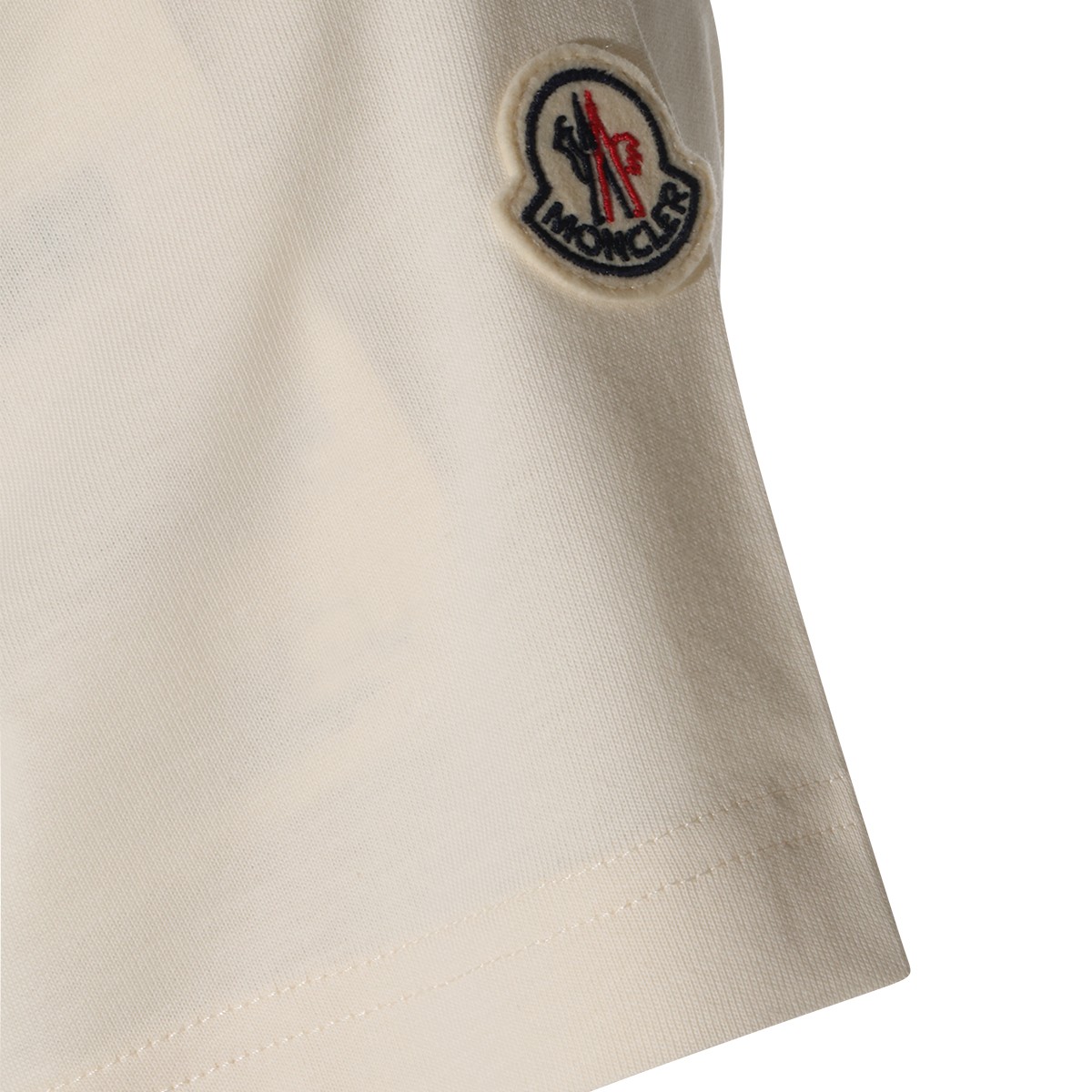 WHITE COTTON LOGO T-SHIRT