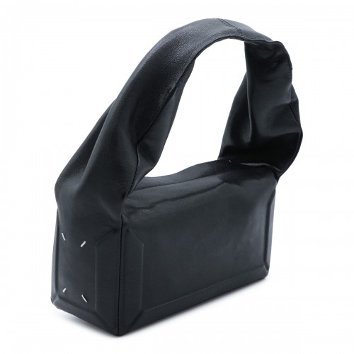 BLACK LEATHER BOX EAST WEST... 2