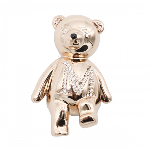 GOLD METAL SHINY BROOCHE