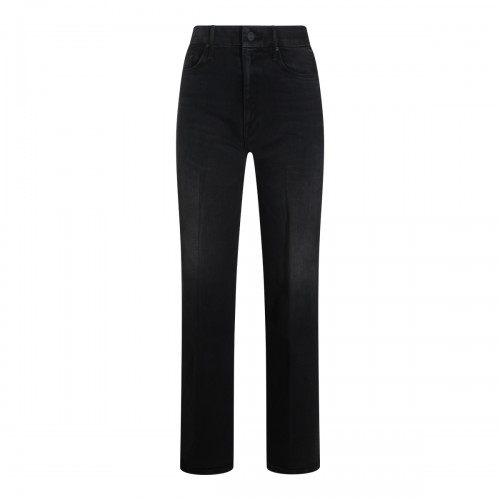 BLACK COTTON THE ROLLER JEANS
