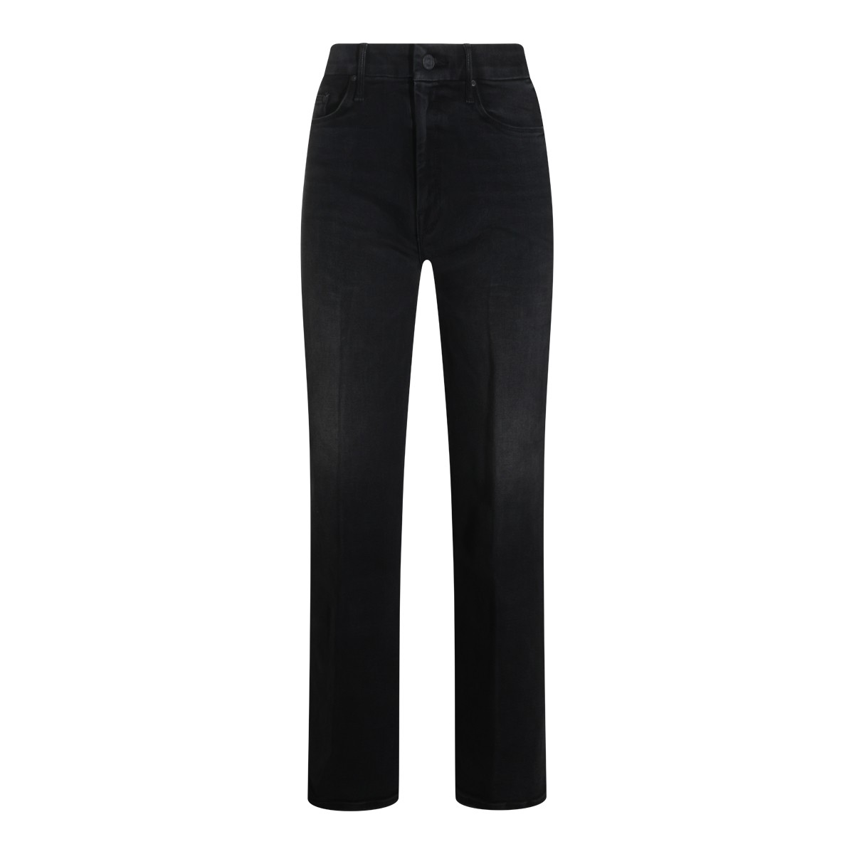 BLACK COTTON THE ROLLER JEANS