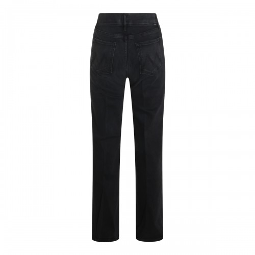 BLACK COTTON THE ROLLER JEANS 2