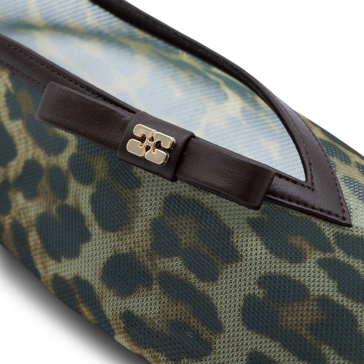 ALMOND MILK ANIMALIER FLATS