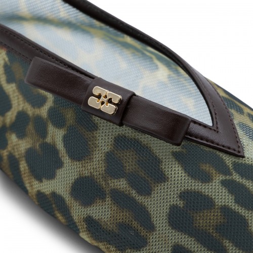 ALMOND MILK ANIMALIER FLATS