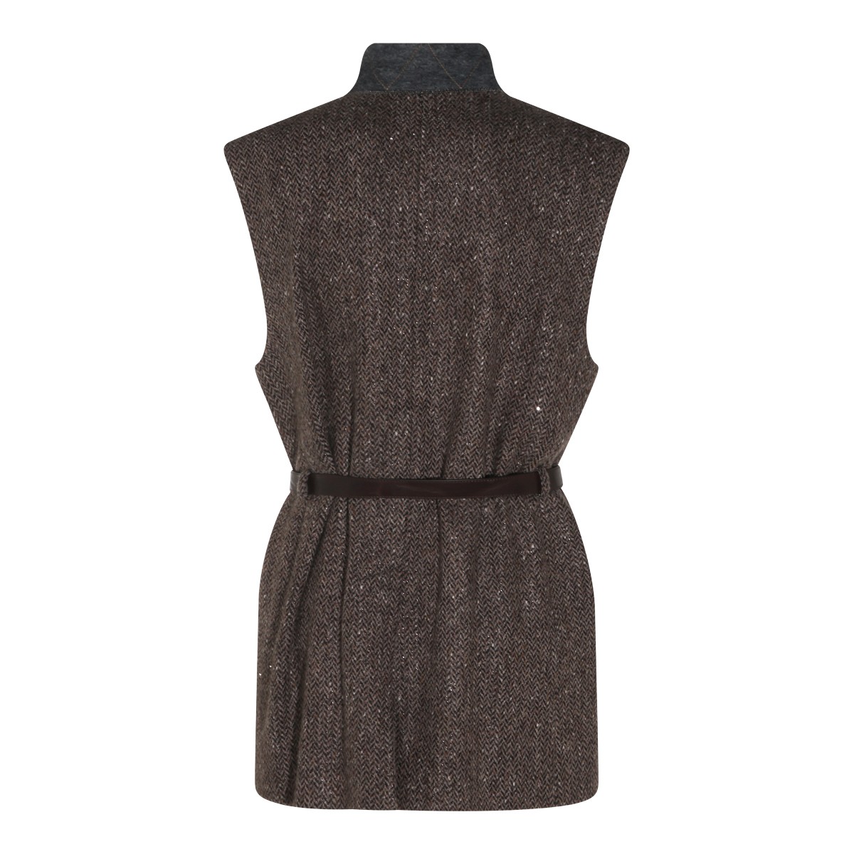 BROWN WOOL BLAZER