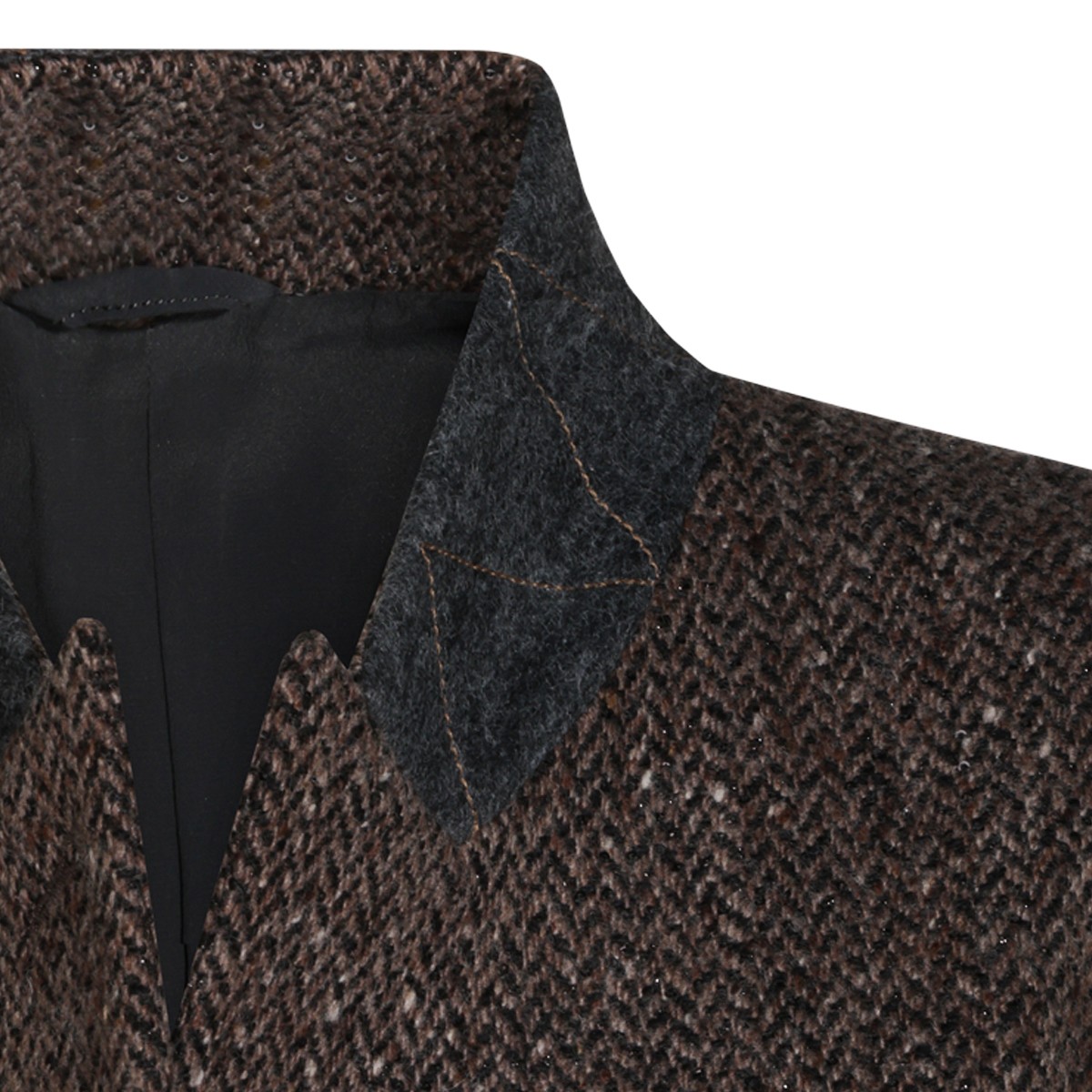 BROWN WOOL BLAZER