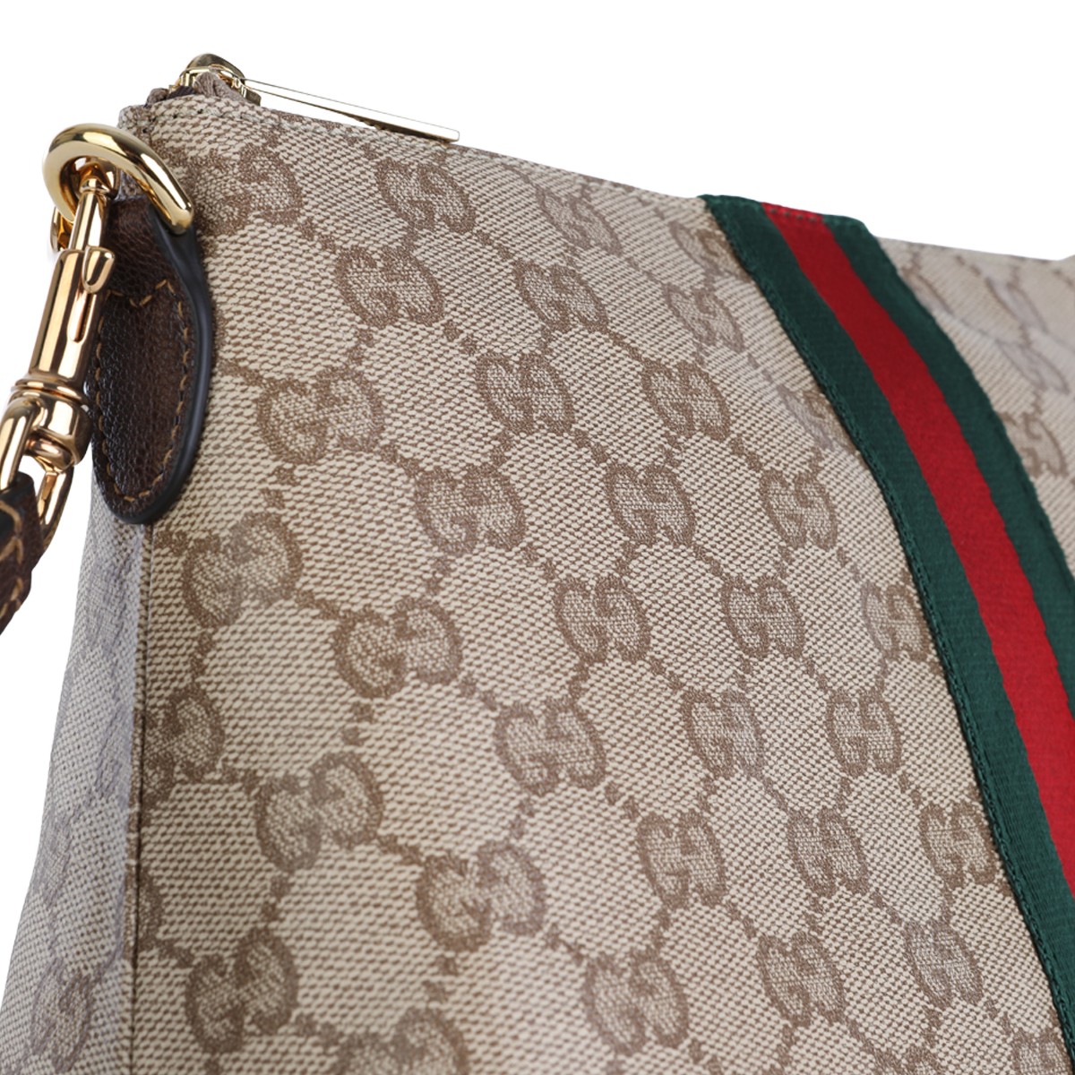 BEIGE GG WEB MINI BAG