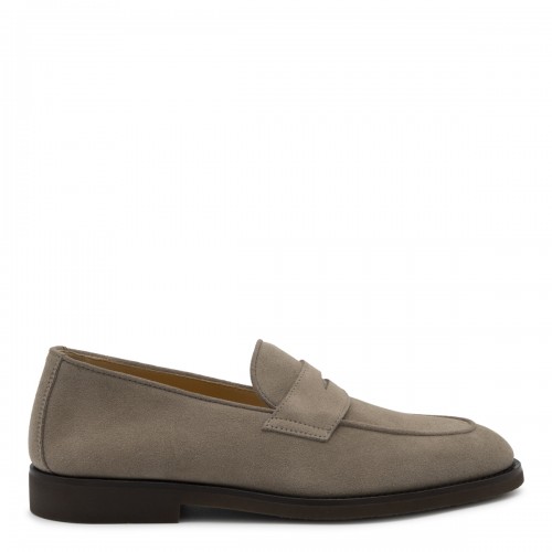 TAUPE SUEDE LOAFERS