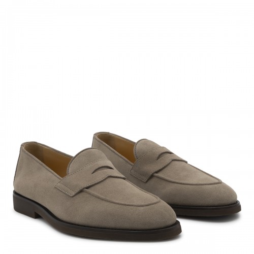 TAUPE SUEDE LOAFERS 2
