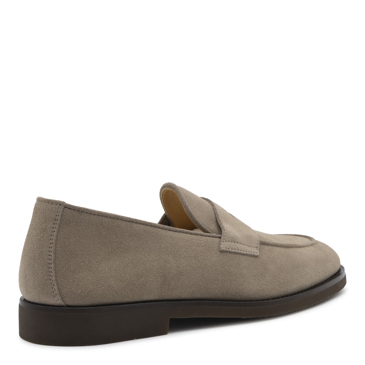 TAUPE SUEDE LOAFERS