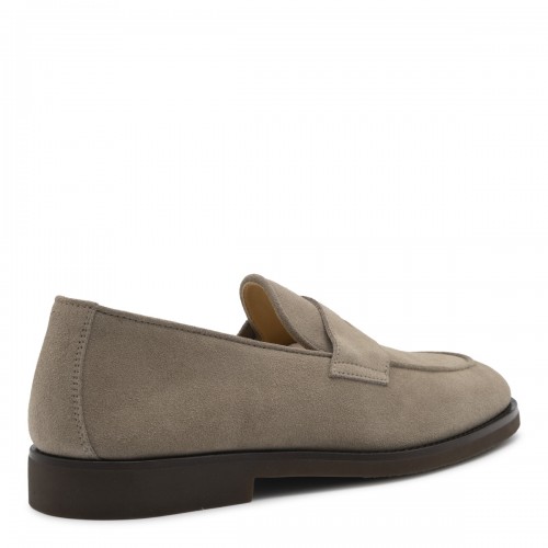 TAUPE SUEDE LOAFERS