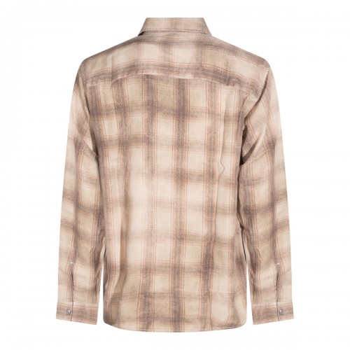 BEIGE CHECK SHIRT 2