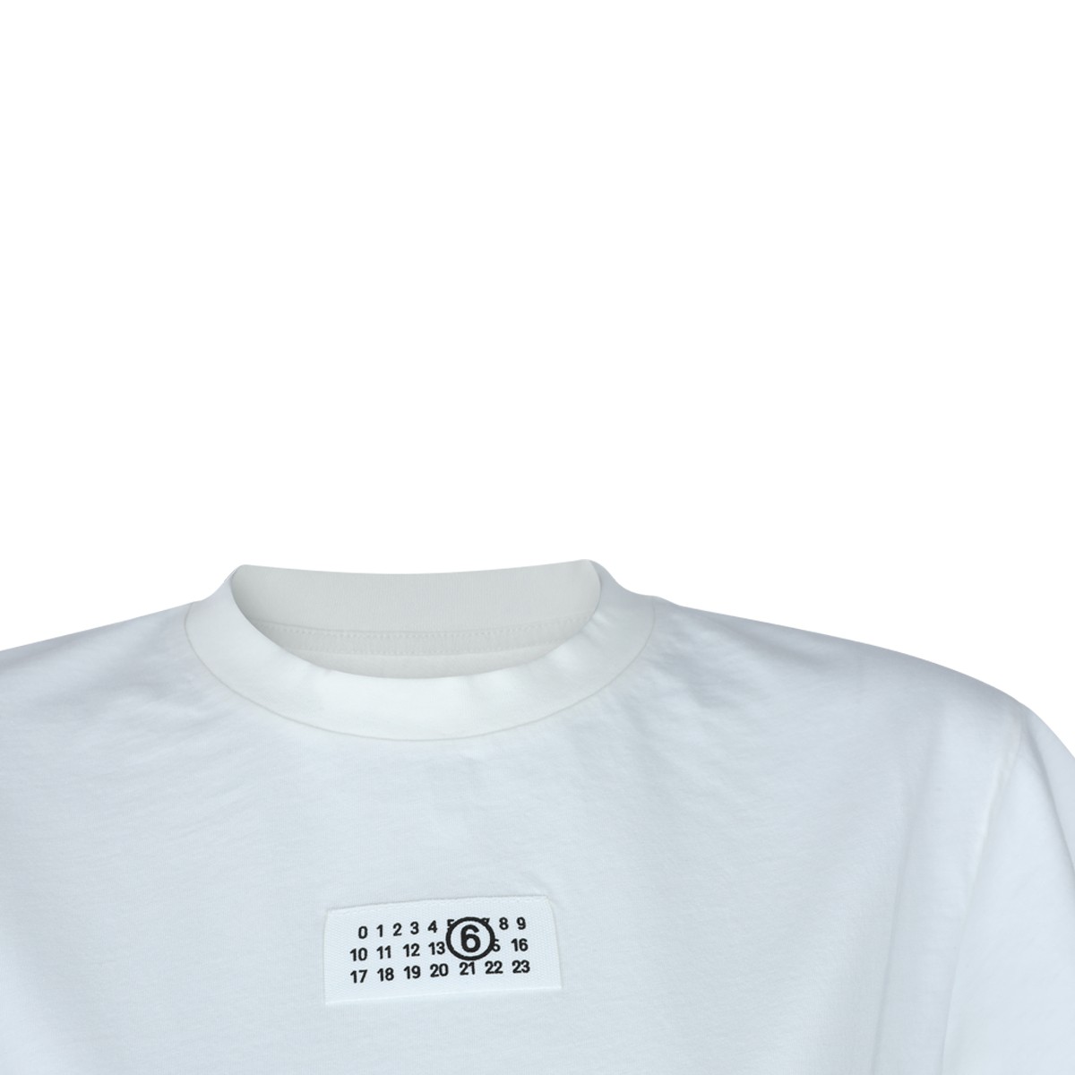 WHITE COTTON T-SHIRT