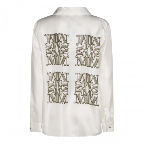 WHITE AND KHAKI SILK FILTRO... 2