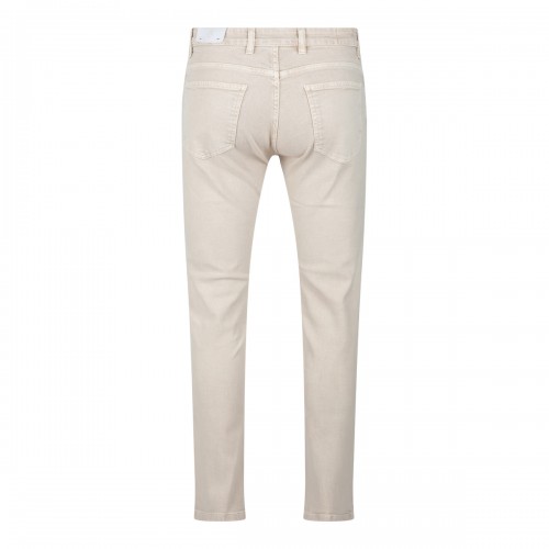 SAND COTTON JEANS 2