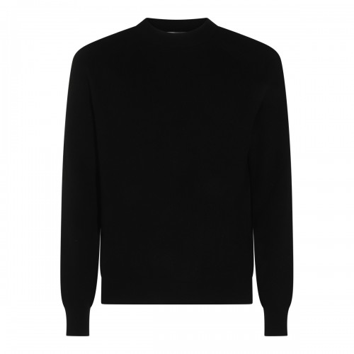 BLACK CASHMERE SWEATER