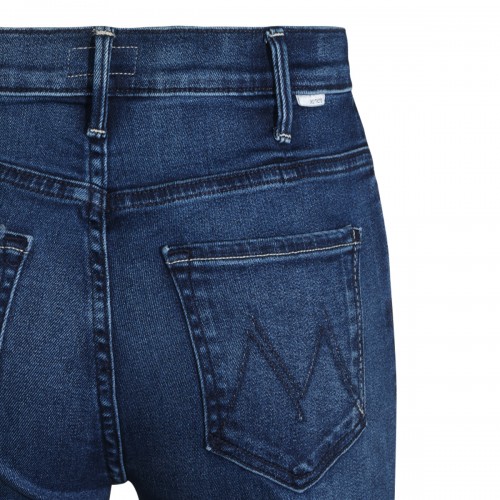 BLUE DENIM THE HUSTLER ROLLER SNEAK JEANS