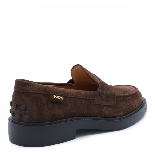 DEEP BROWN SUEDE LOAFER