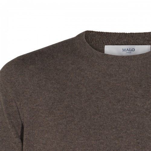 TOBACCO CASHMERE SWEATER