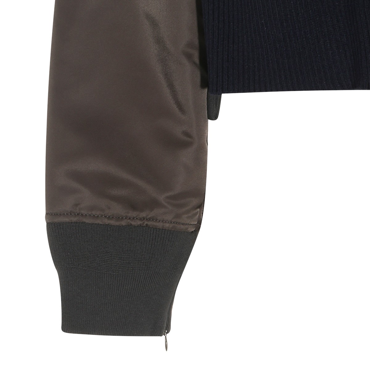 NAVY AND KHAKI COTTON KNITWEAR