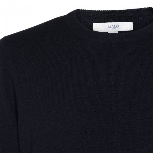 BLUE CASHMERE SWEATER