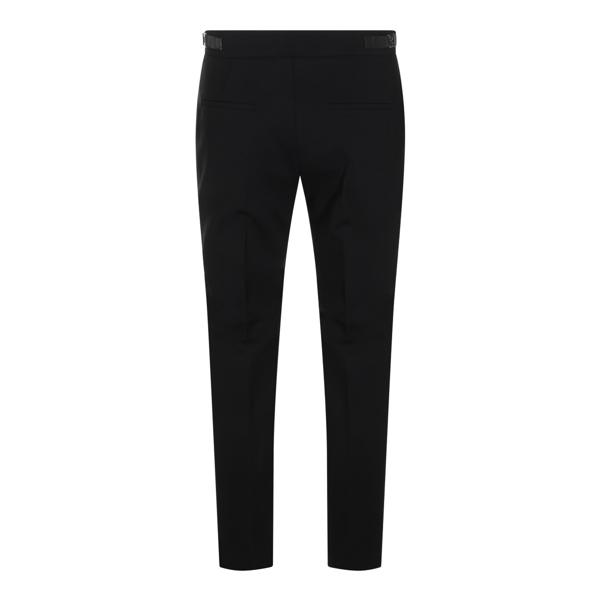 BLACK WOOL PANTS