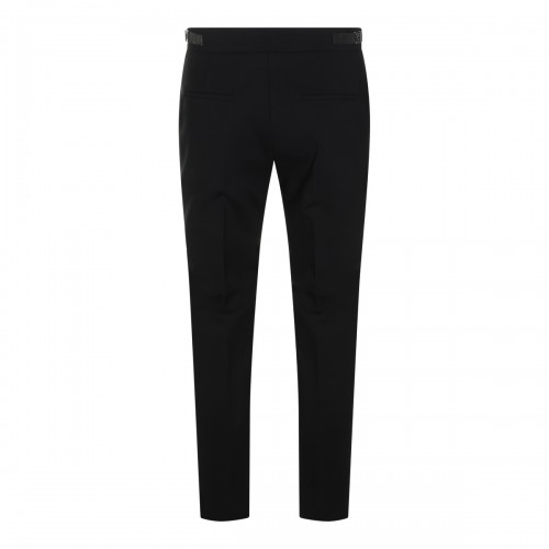 BLACK WOOL PANTS