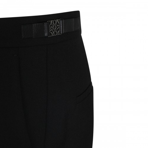 BLACK WOOL PANTS