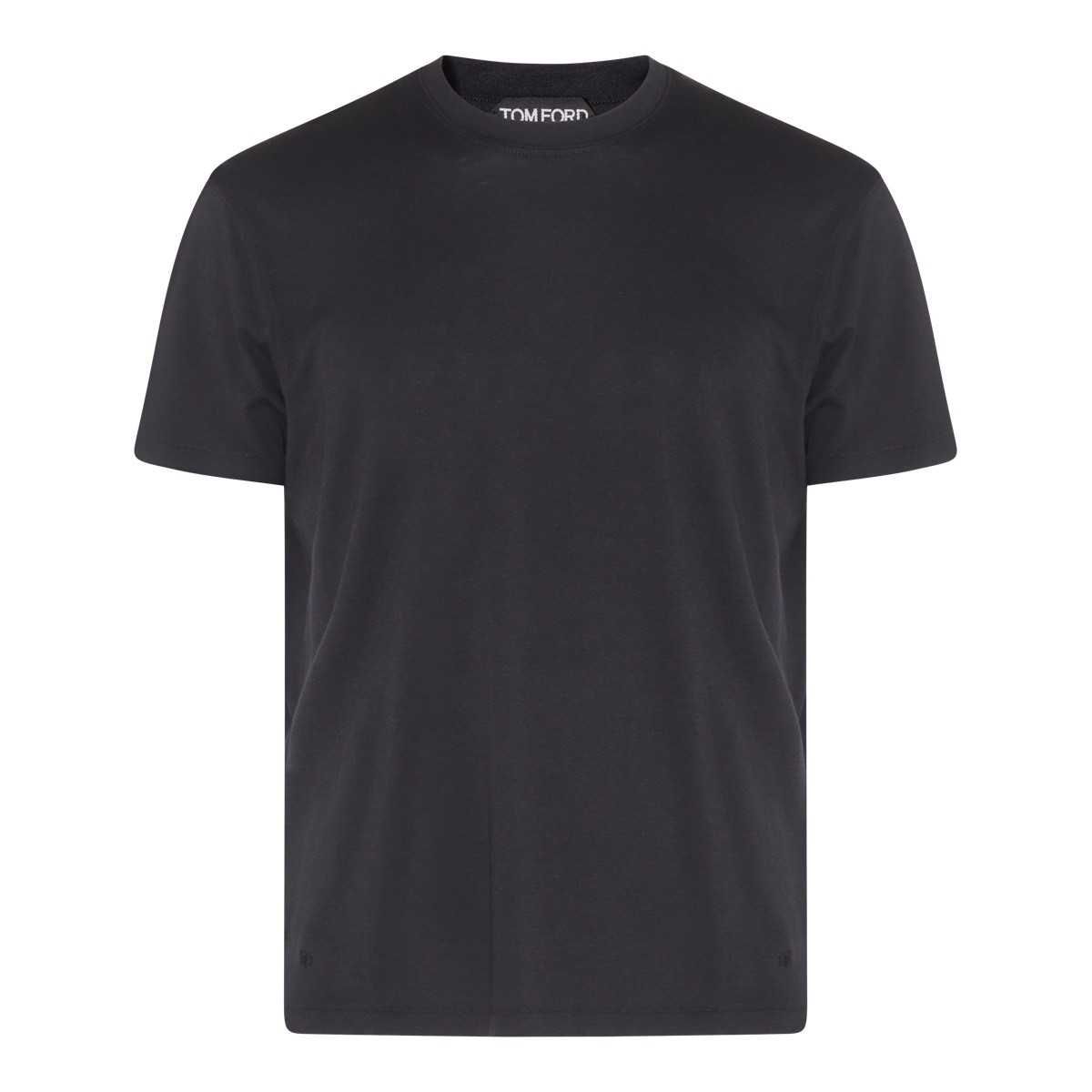 BLACK COTTON T-SHIRT