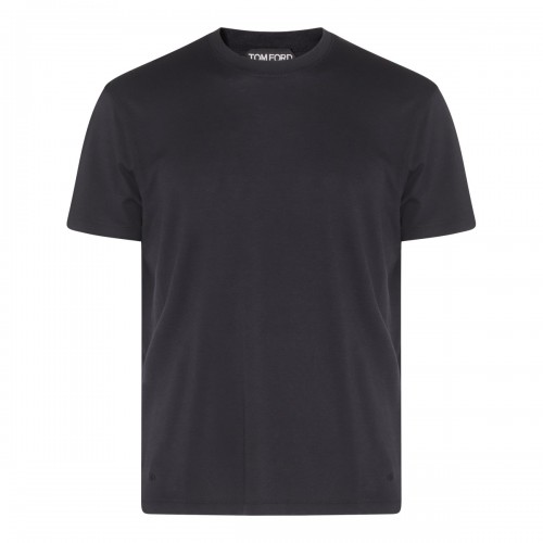 BLACK COTTON T-SHIRT