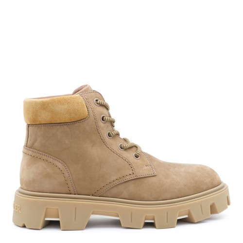 BEIGE SUEDE PEAK CITY BOOTS