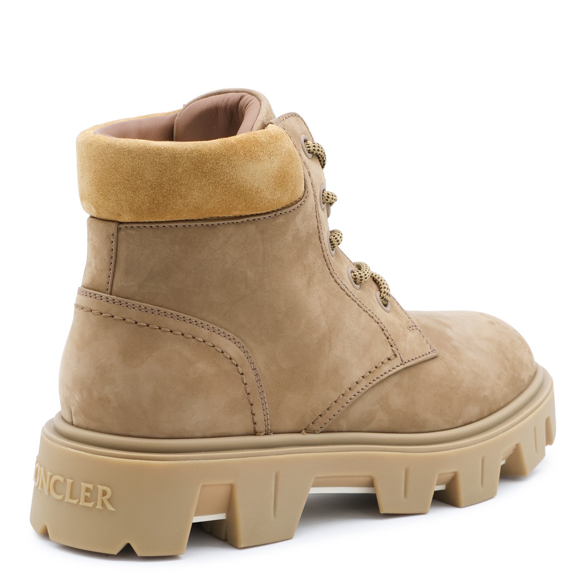 BEIGE SUEDE PEAK CITY BOOTS