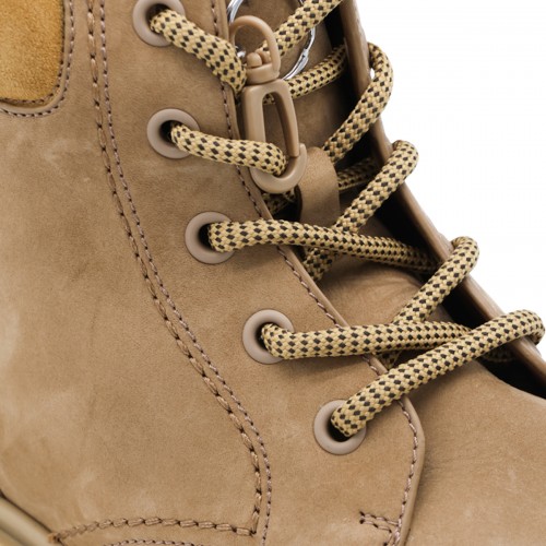 BEIGE SUEDE PEAK CITY BOOTS