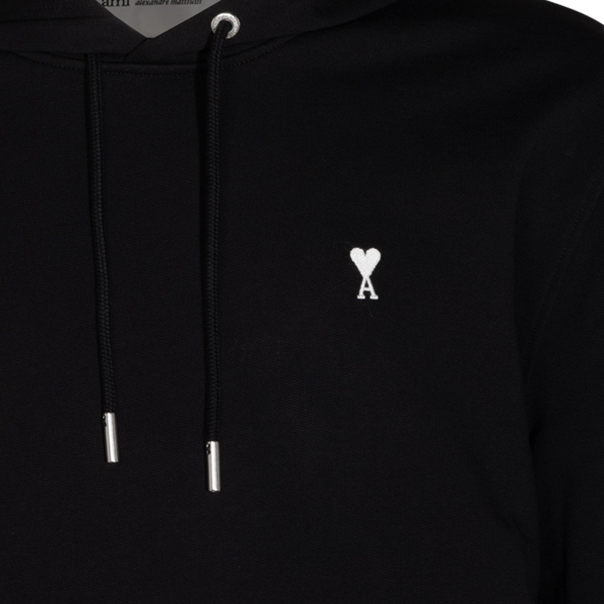 BLACK COTTON SWEATSHIRT