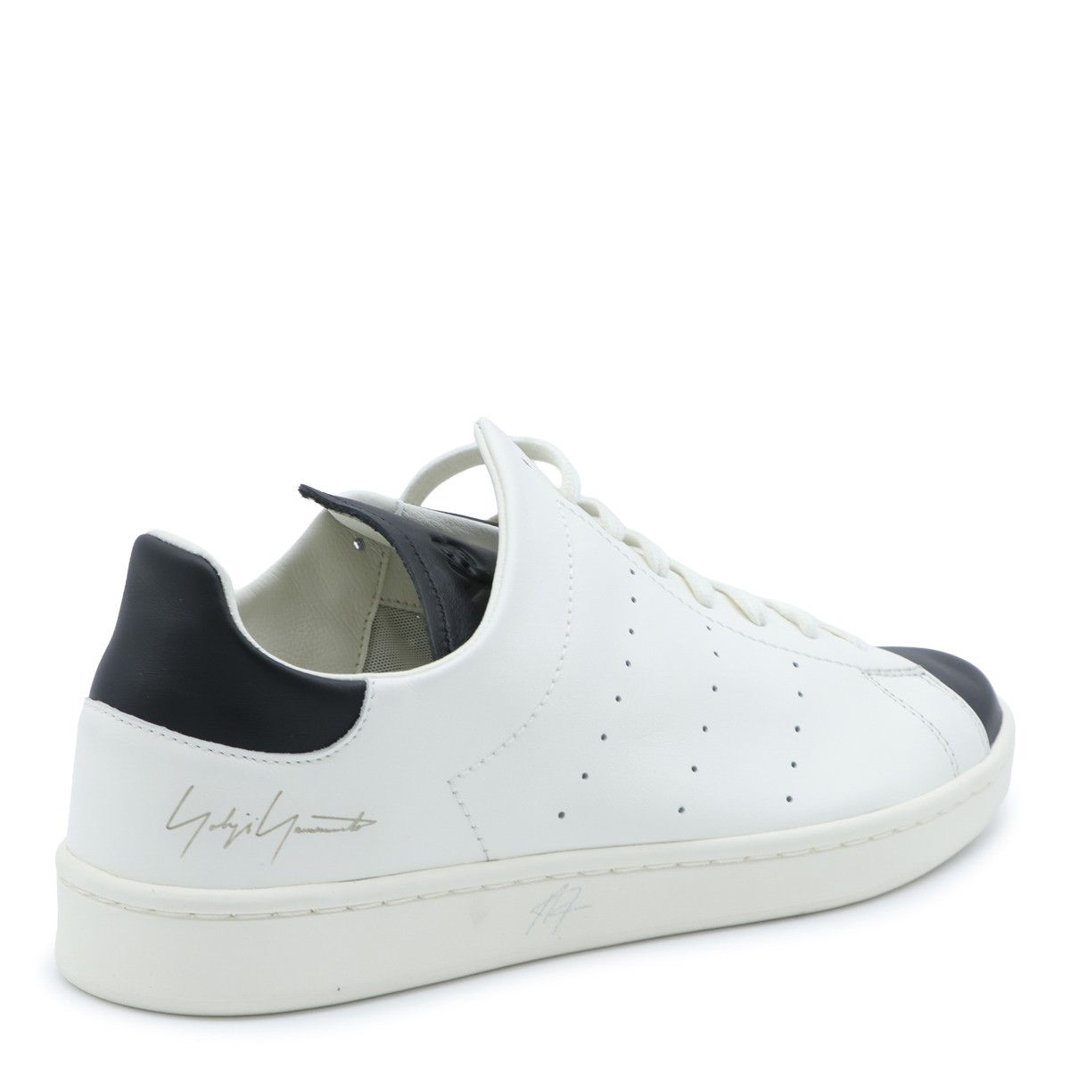 OFF WHITE AND BLACK LEATHER DIAGONAL...