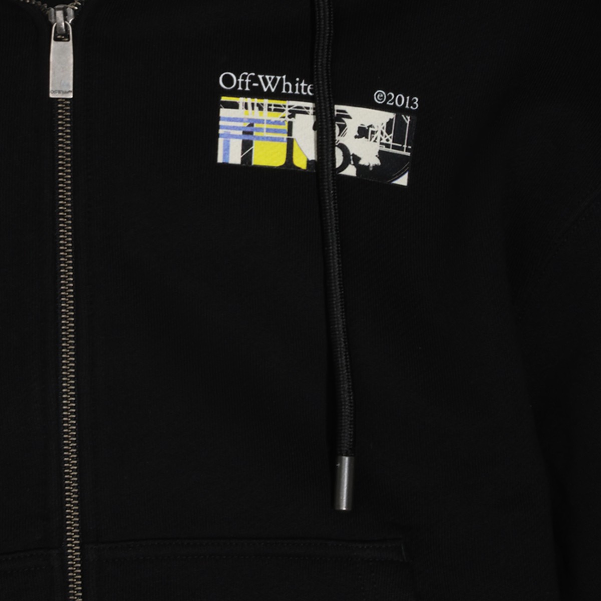 BLACK COTTON ARROWS SWEATSHIRT