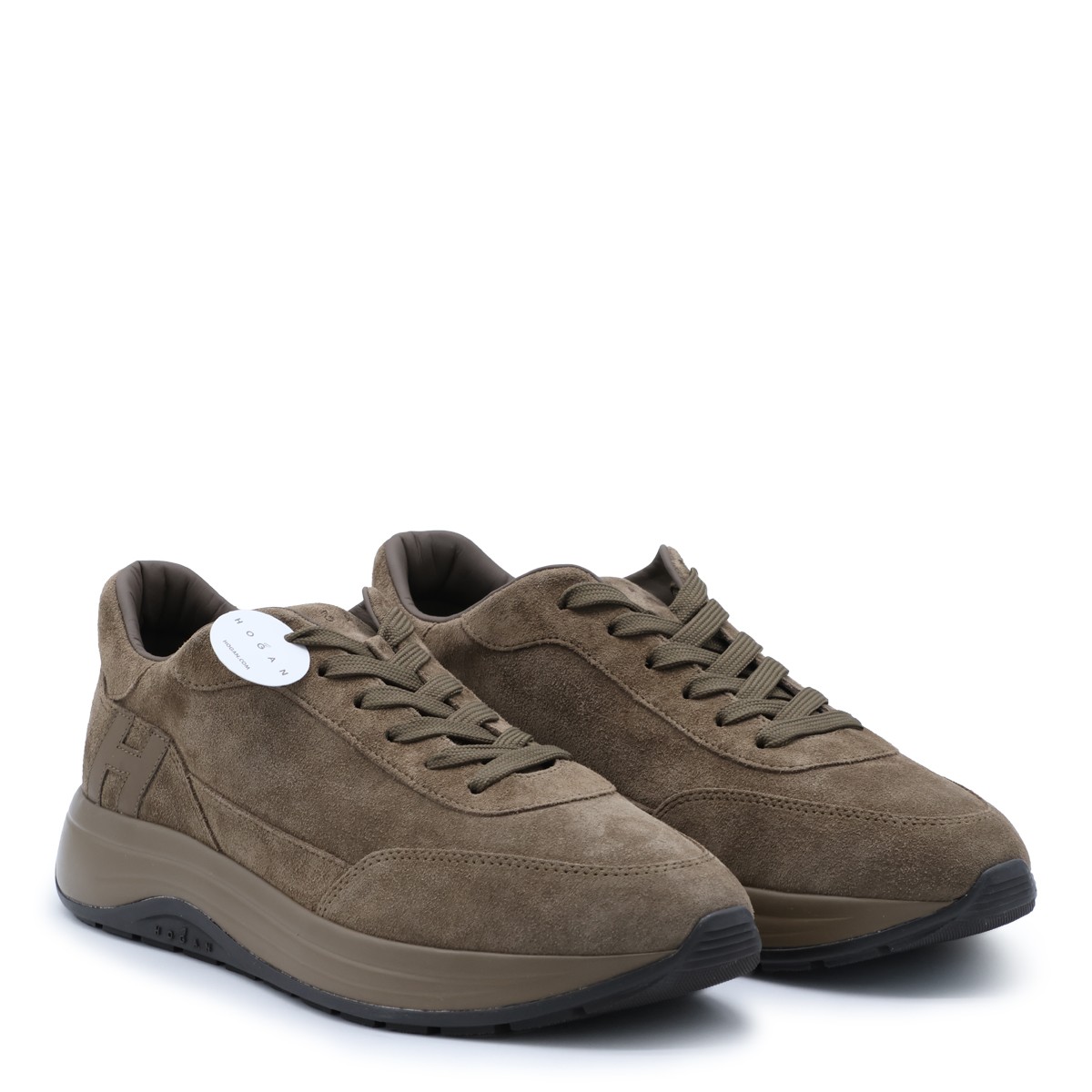 BROWN LEATHER SNEAKERS