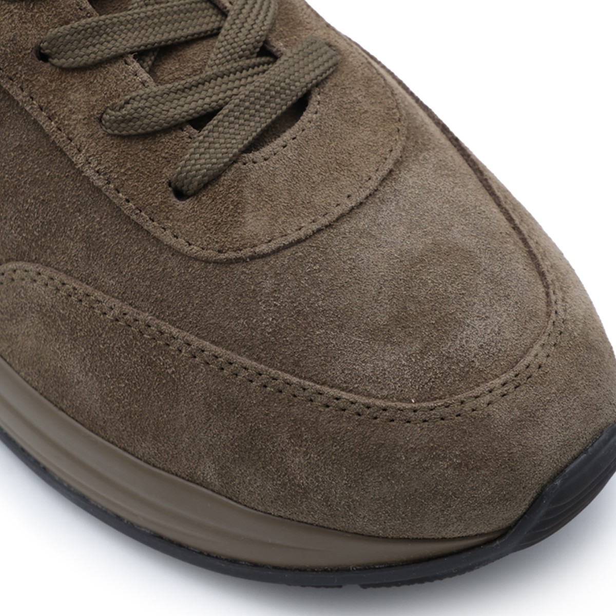 BROWN LEATHER SNEAKERS