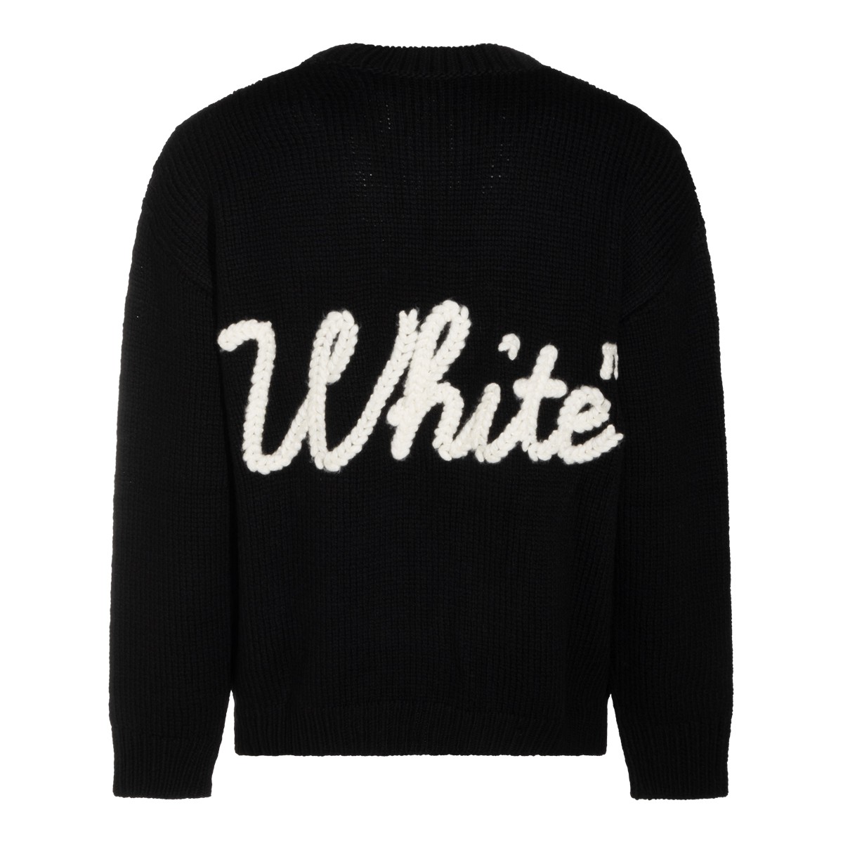 BLACK WOOL SWEATER