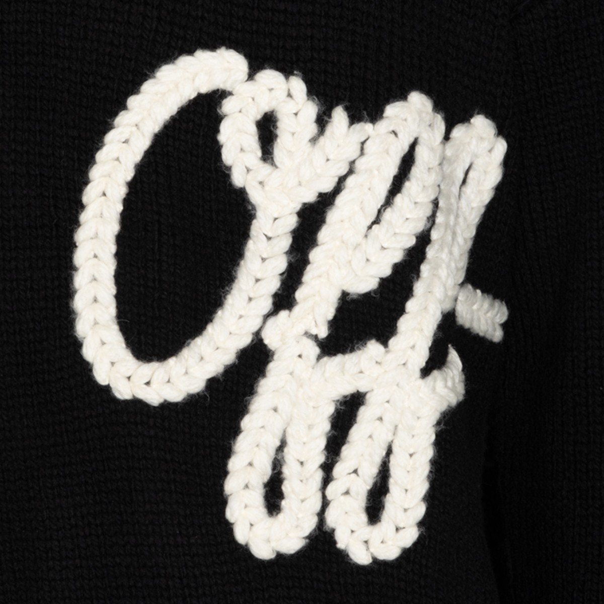 BLACK WOOL SWEATER