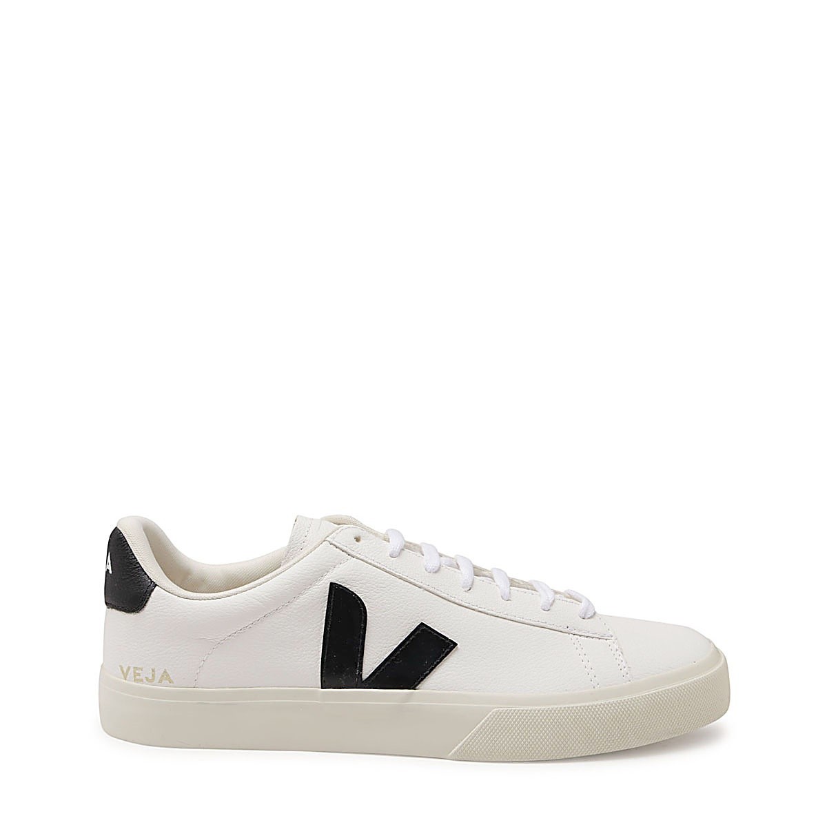 BLACK AND WHITE FAUX LEATHER CAMPO...