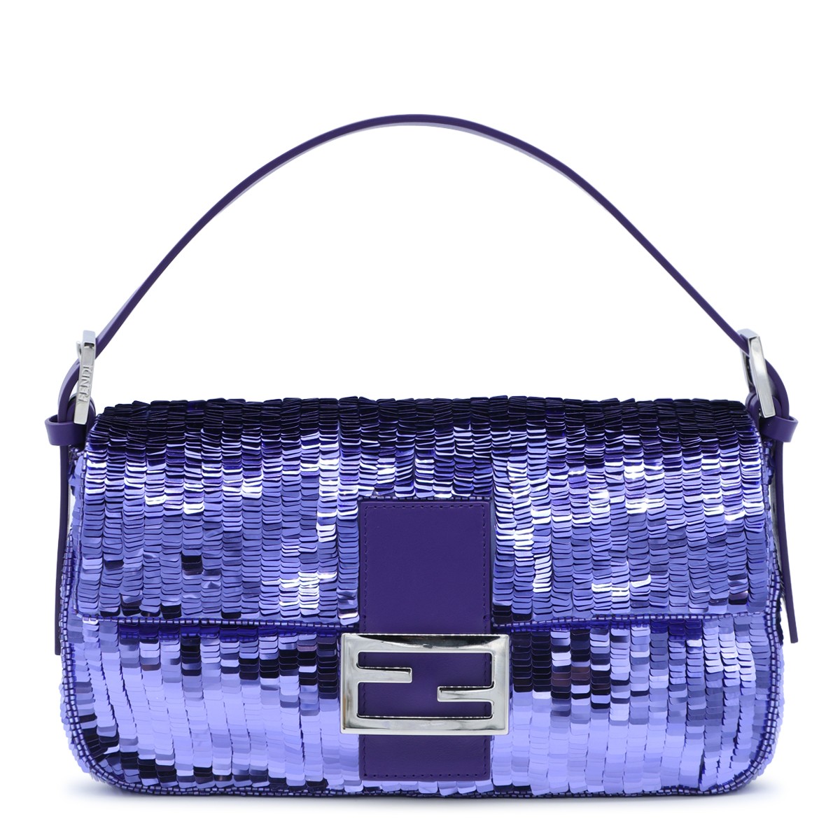 PURPLE BAGUETTE SHOULDER BAG