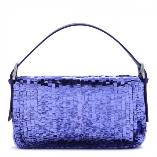 PURPLE BAGUETTE SHOULDER BAG