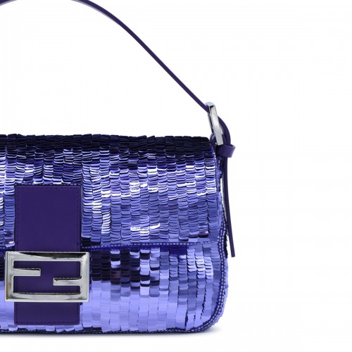PURPLE BAGUETTE SHOULDER BAG